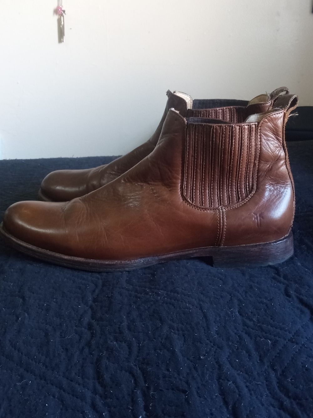 Frye Brown Leather Chukka Chelsea Boots